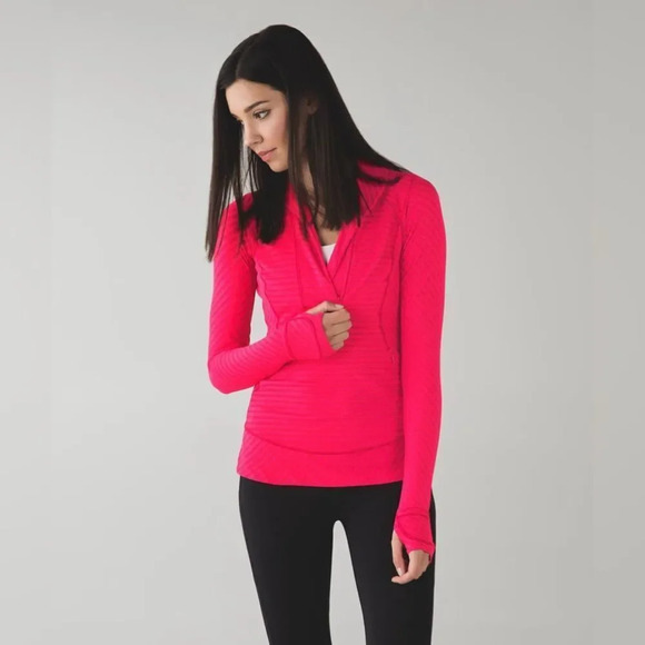 Lululemon Think Fast Pullover-Boom Juice- Size 6 - Picture 1 of 11